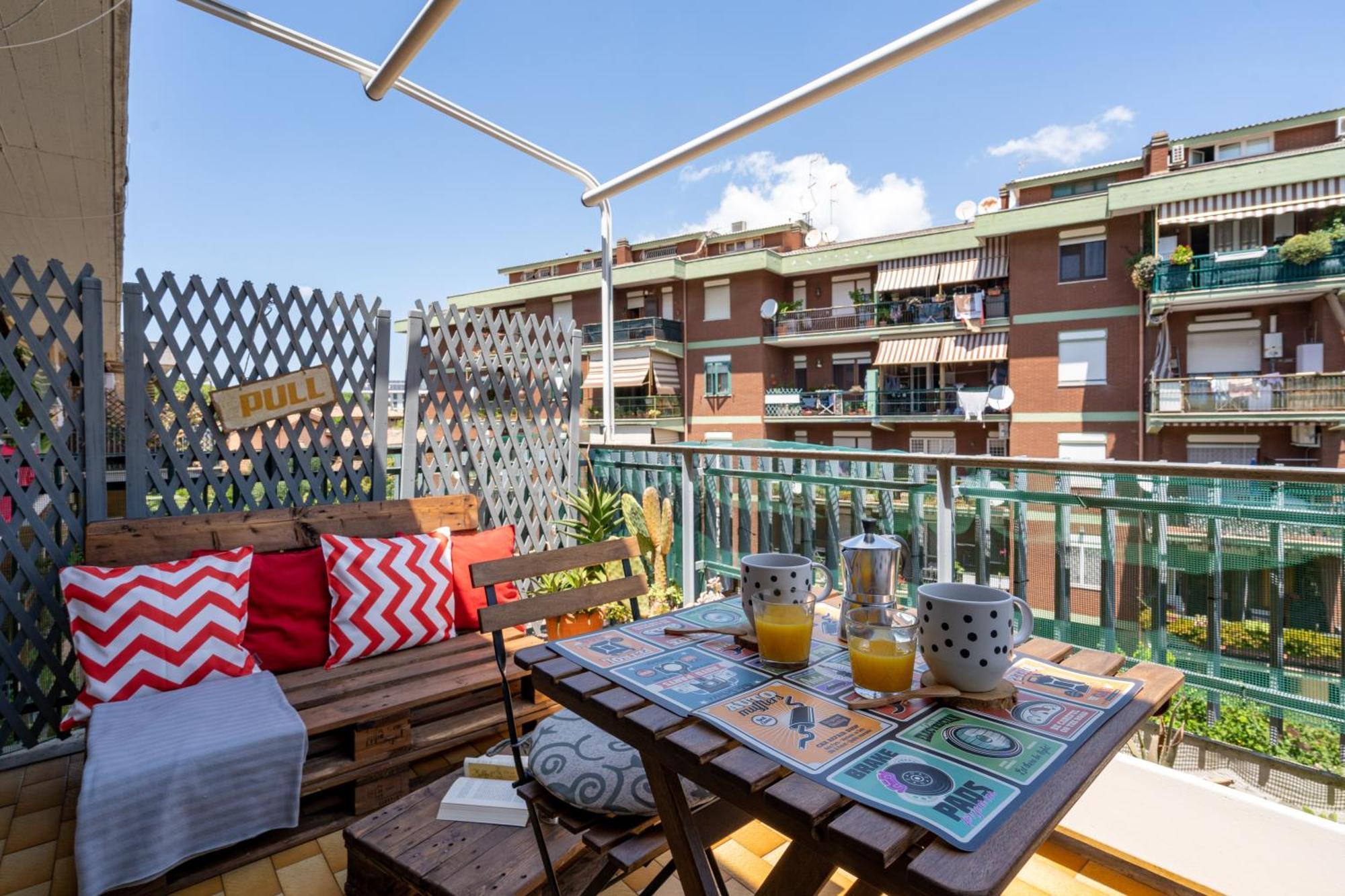Casa Del Sole - Treno A 10min - Free Parking Appartamento Roma