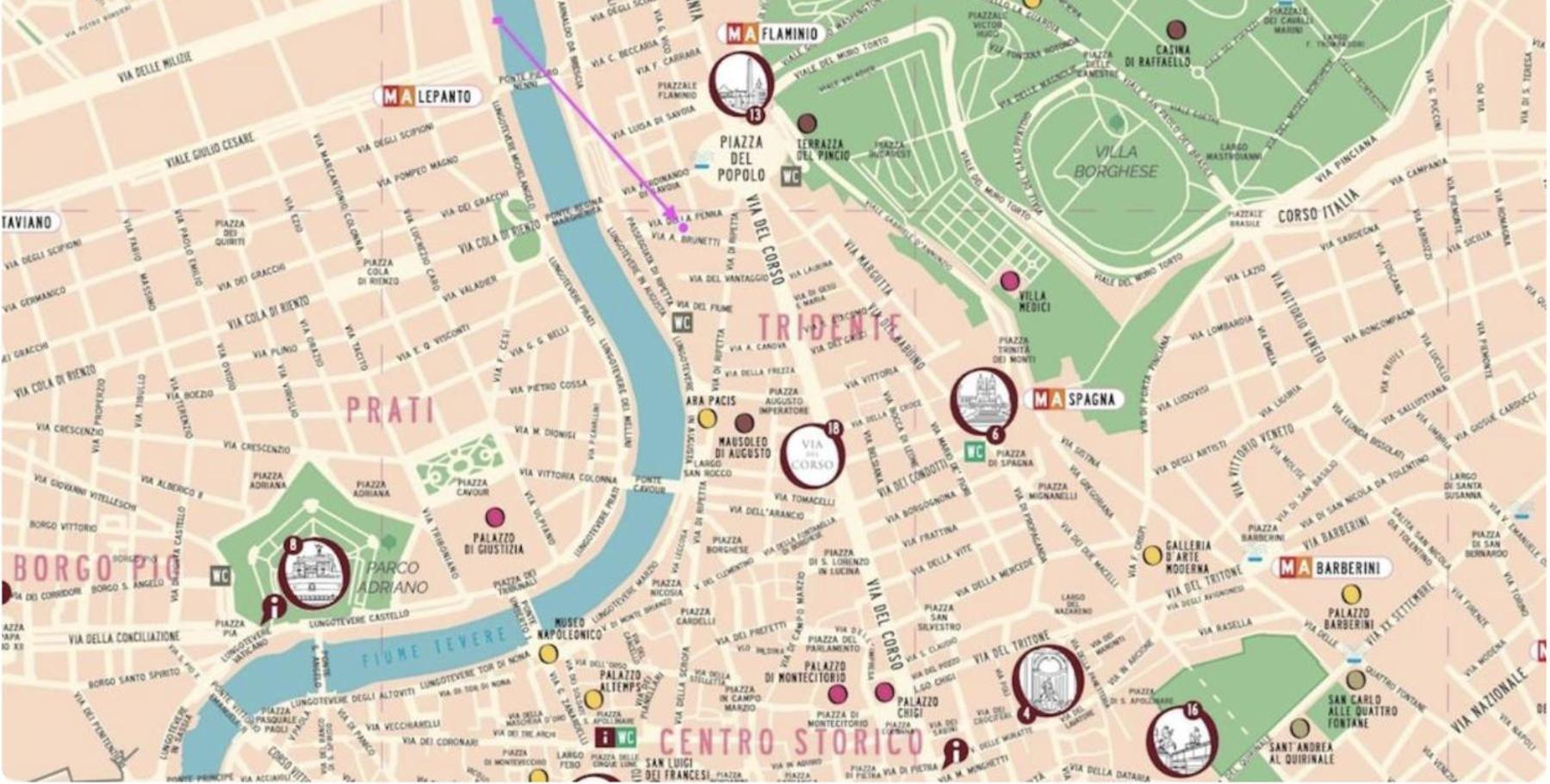 Design In The Center Of - Spanish Steps - Trevi Fountain - Piazza Del Popolo Apartment