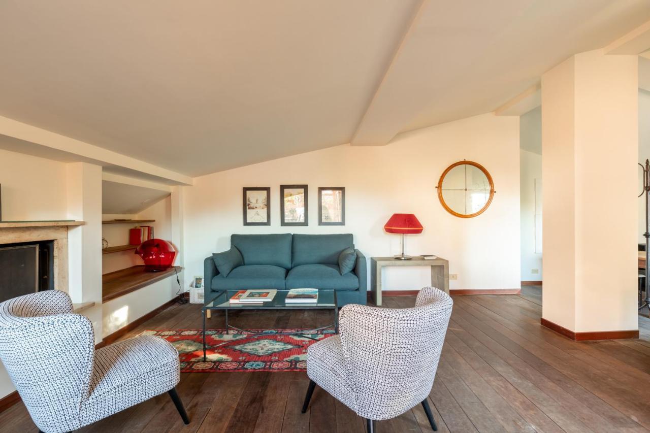 Bright And Comfy Terraced In Trastevere Appartamento *