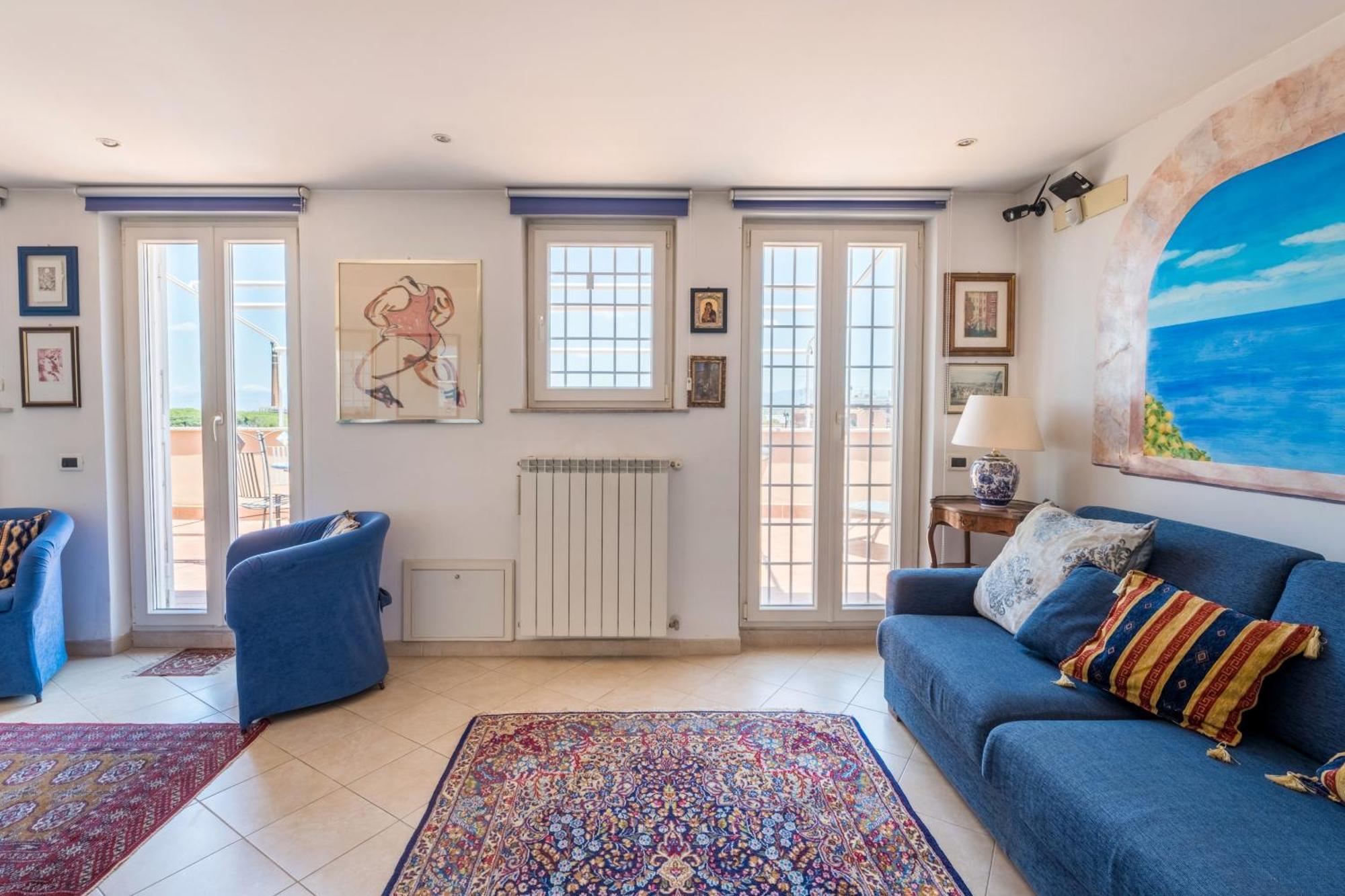 La Terrasse, Penthouse In Monteverde Apartment Rome