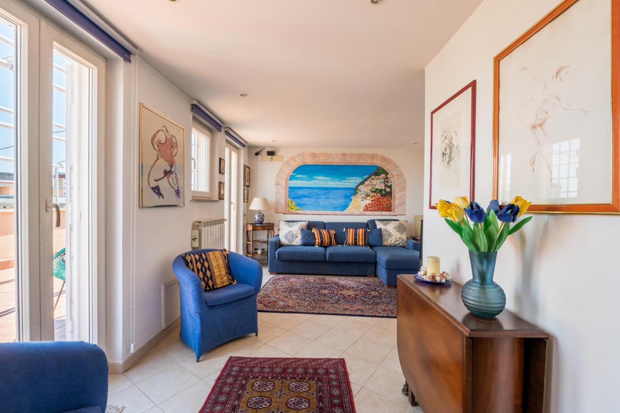 La Terrasse, Penthouse In Monteverde Apartment Rome
