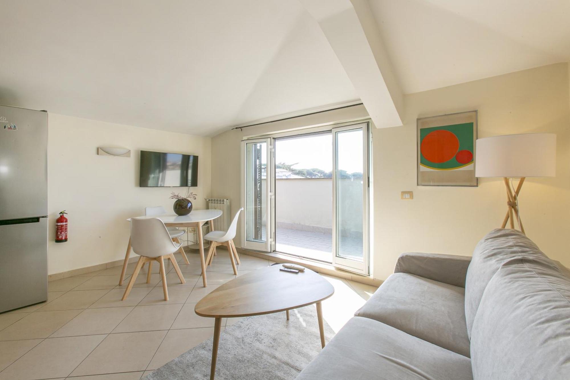 Apartment Terrazza San Pietro Vicino Metro A
