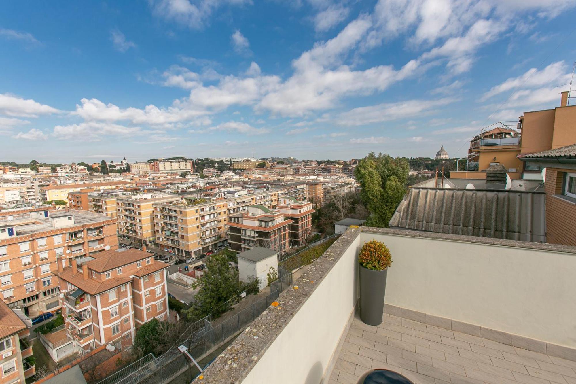 Apartment Terrazza San Pietro Vicino Metro A *