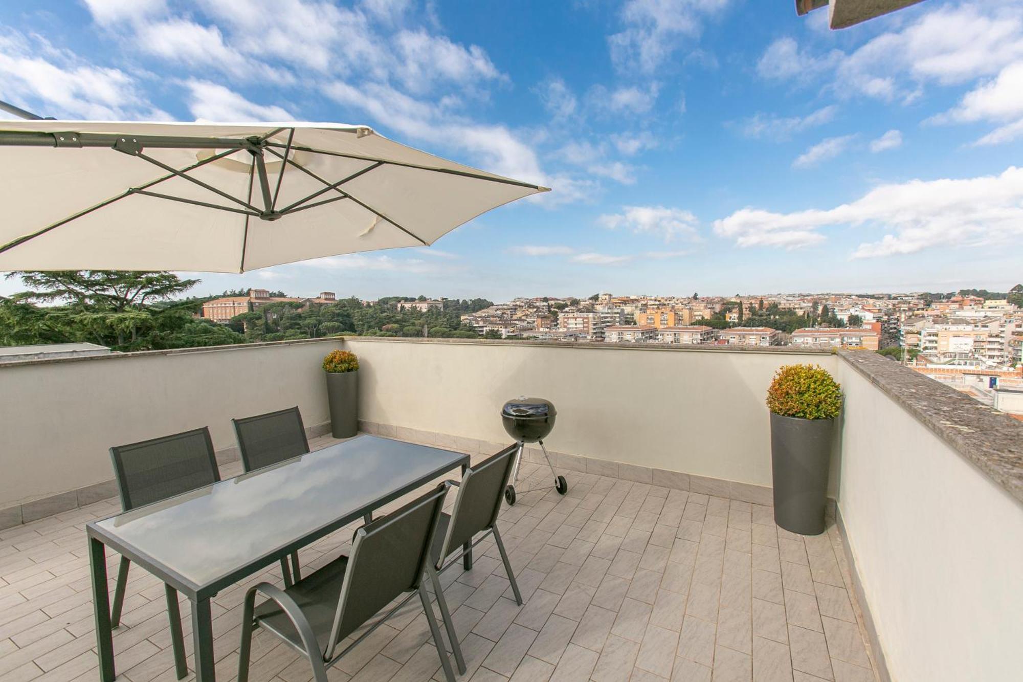 Terrazza San Pietro Vicino Metro A * Rome