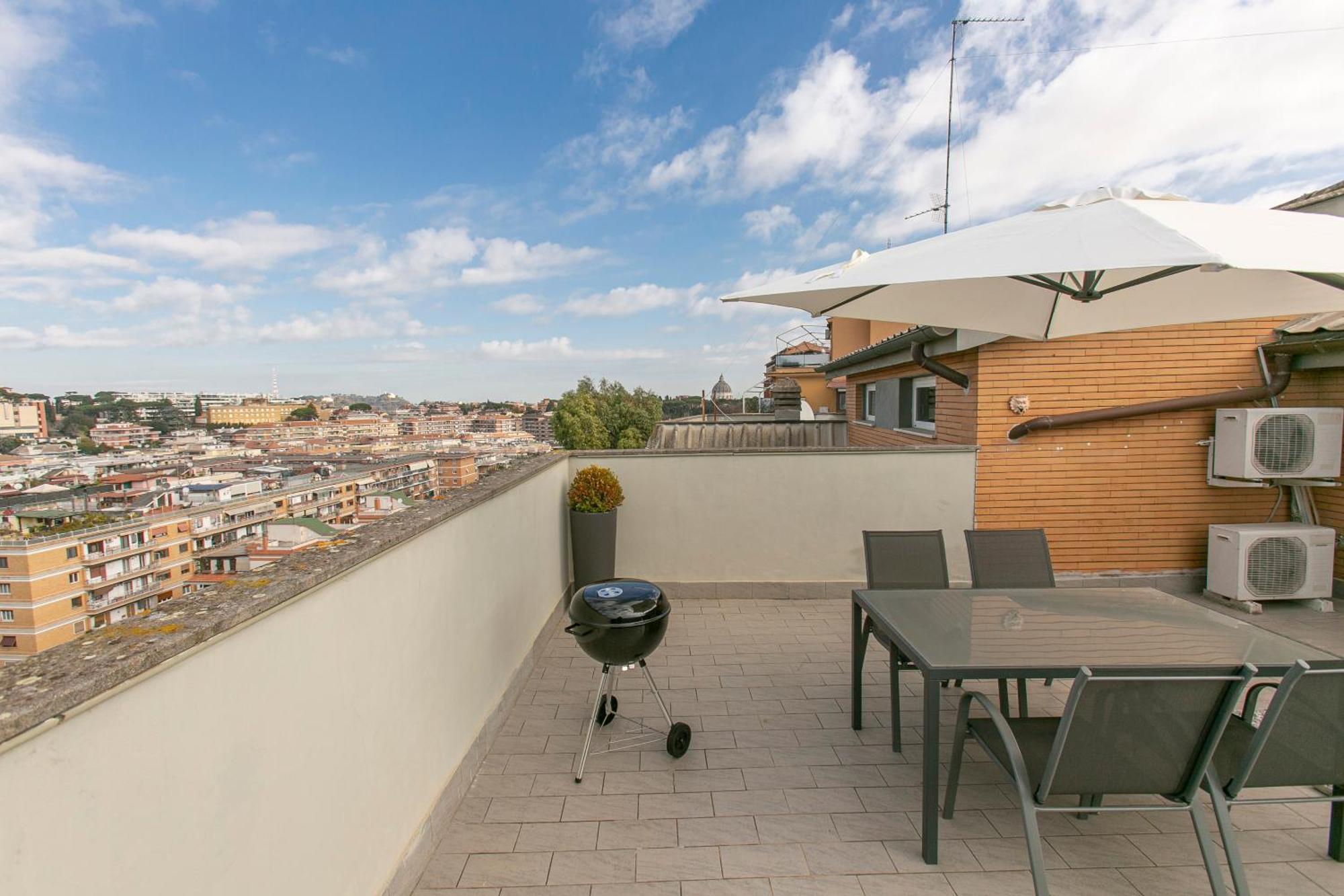 Apartment Terrazza San Pietro Vicino Metro A Rome