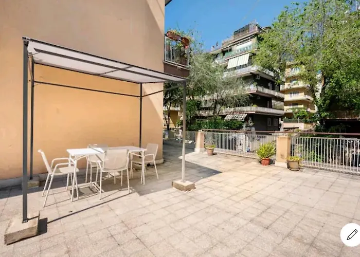 44Oz Apartment With Terrace In Monteverde Rome