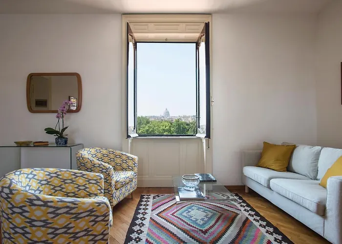 Elegant Top Floor - Unique View Of Rome\'S Skyline Tibernestrome
