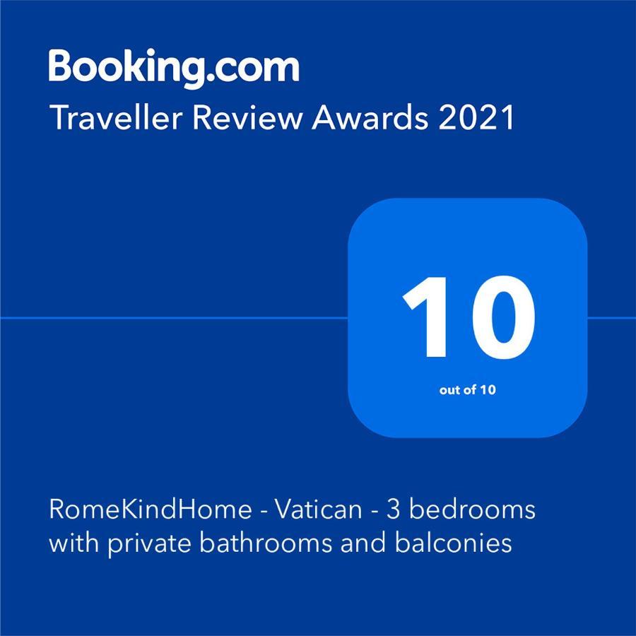 Romekindhome - Vatican - 3 Bedrooms With Private Bathrooms And Balconies Apartment