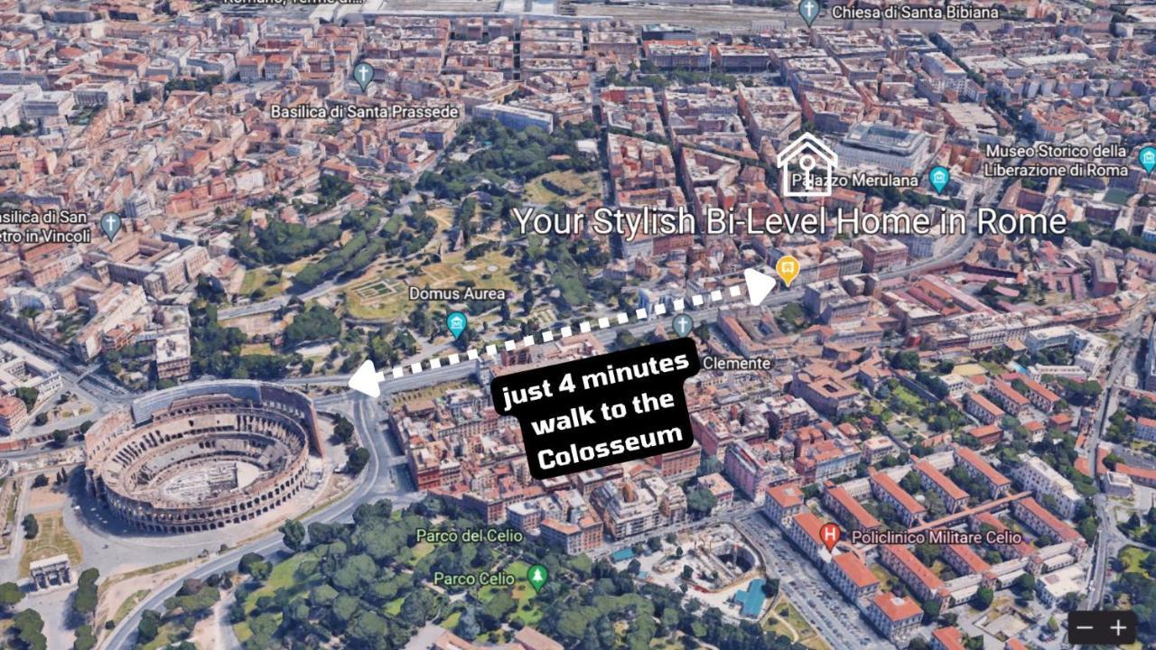 Inviting 3-bed In 4mins To Colosseo Roma
