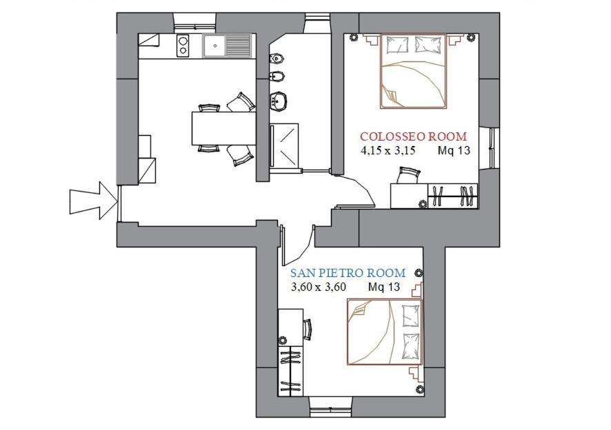 Apartment Romarina Rome