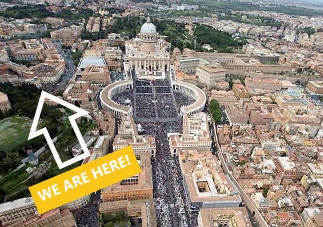 In Front Of The Vatican Apartment