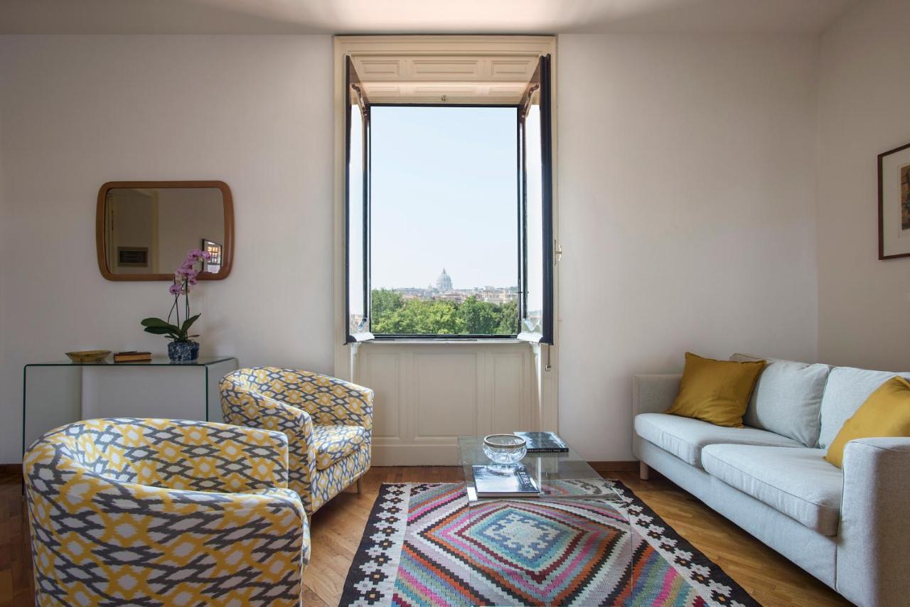 Apartment Elegant Floor - Unique View Of Rome's Skyline Tibernestrome *