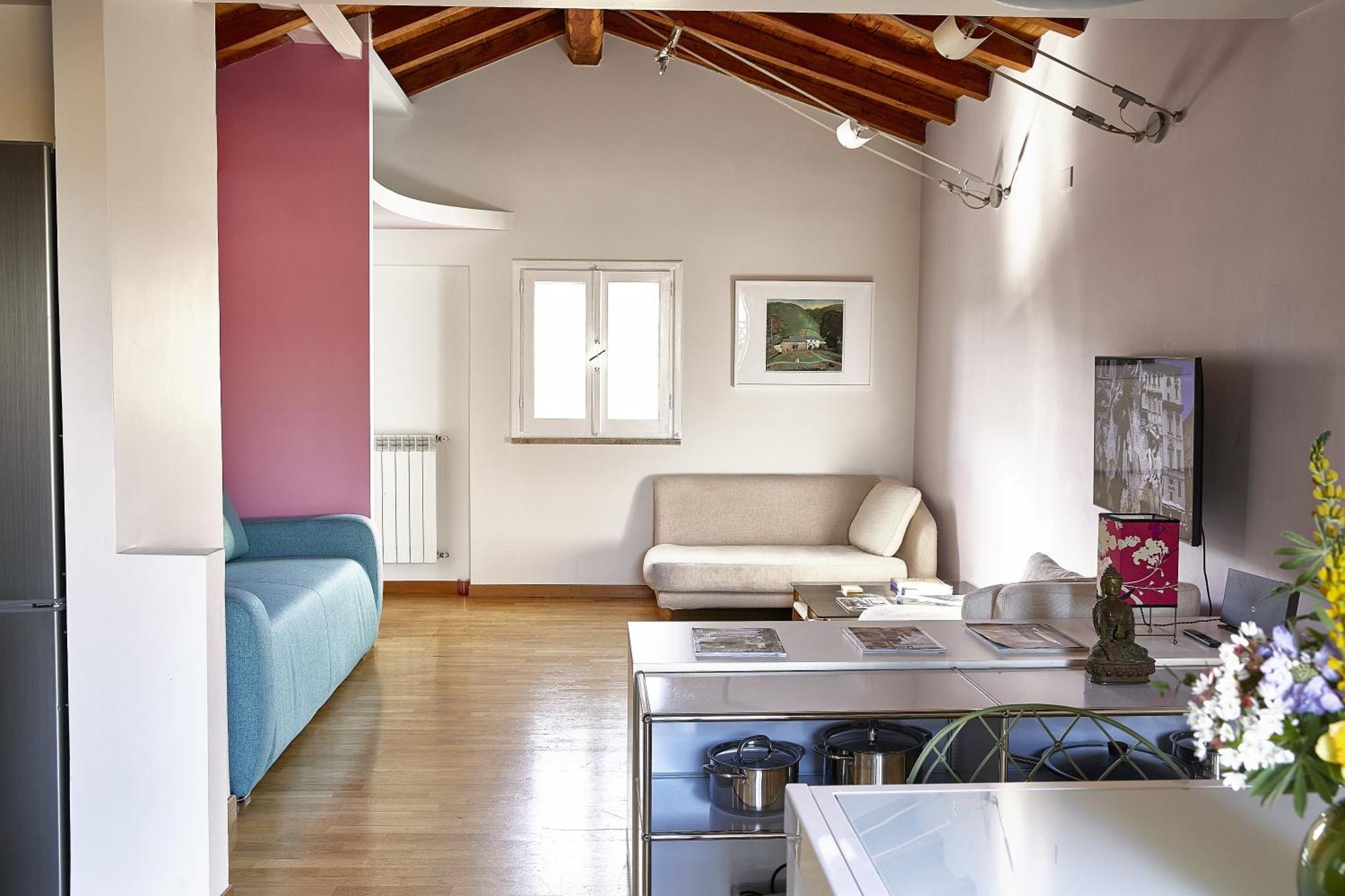 Apartment Trasteverehome - Attic Terrace Center Of Baroque Rome
