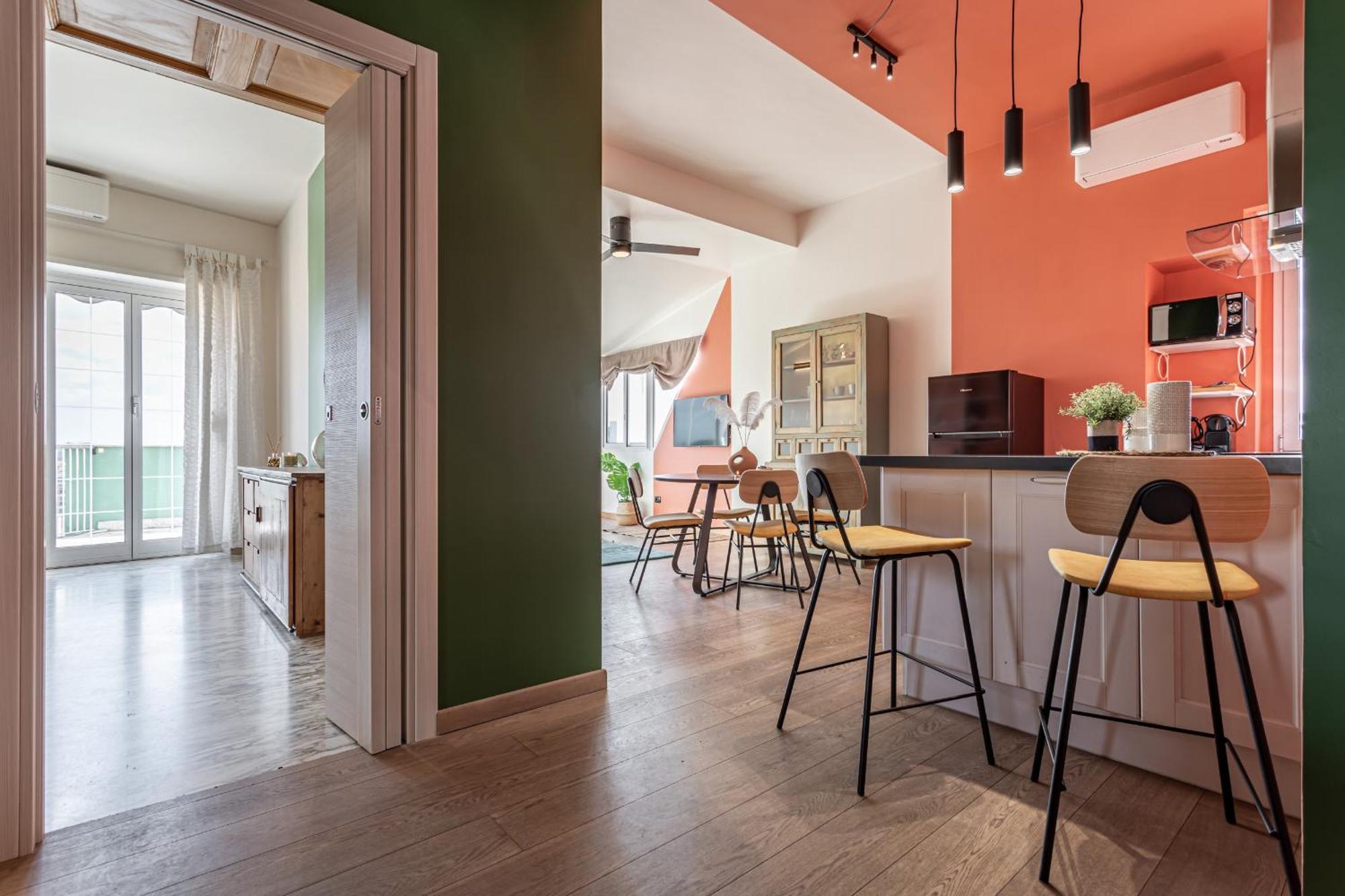 Viola Penthouse With Panoramic View Appartamento Roma