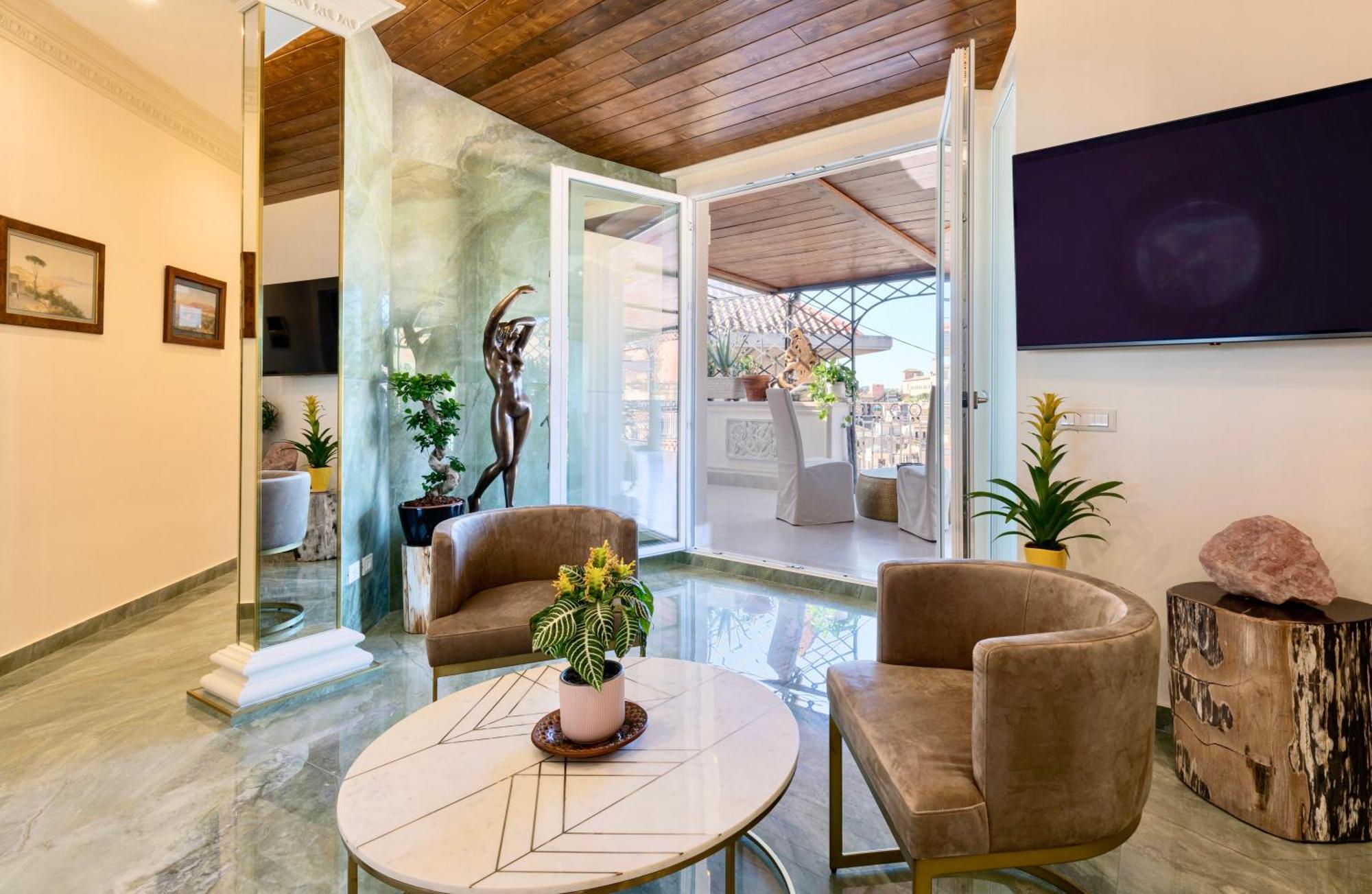 Atticus Forum Romanum Luxury Penthouse Appartamento *