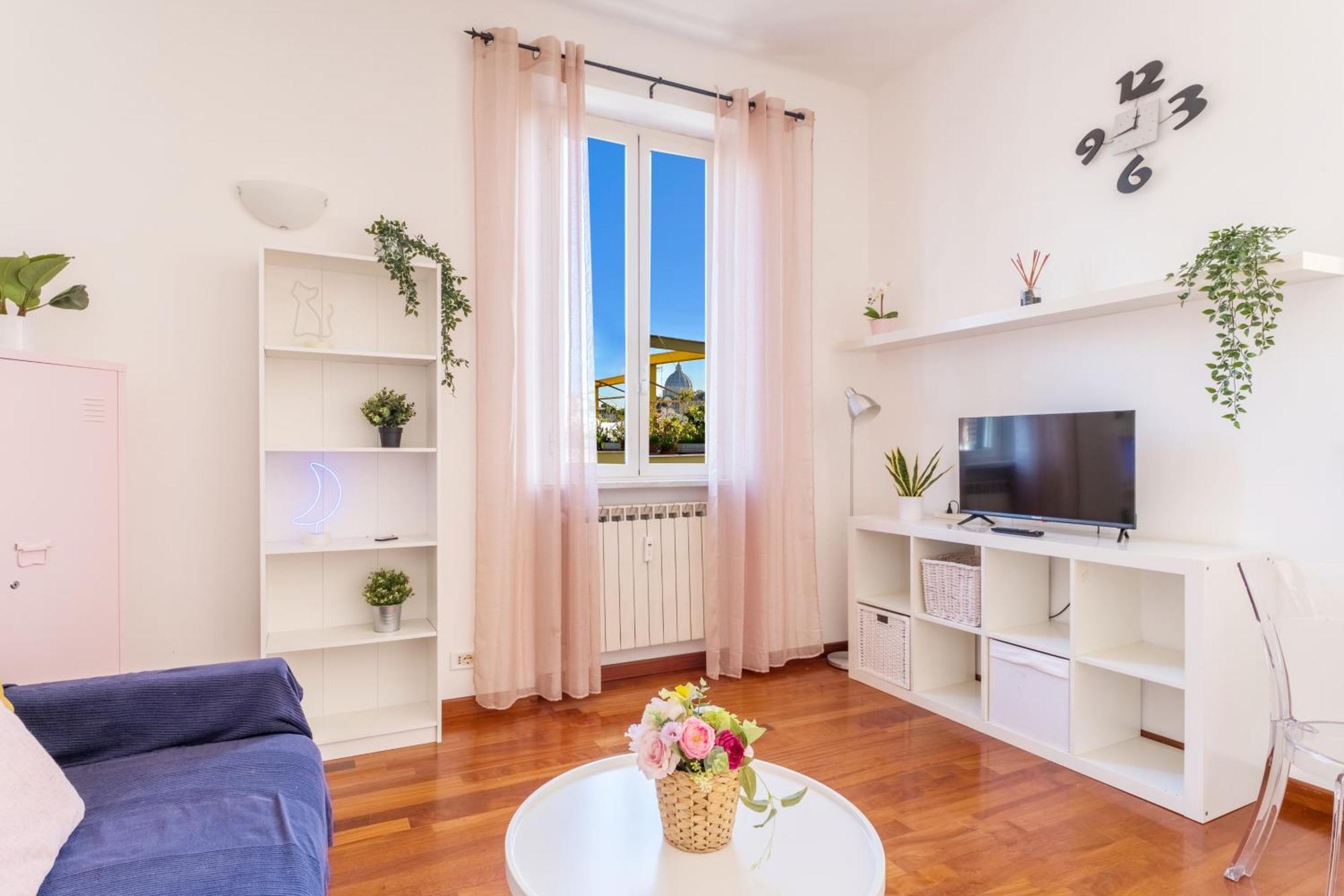 Welcome Dhome - Cozy Penthouse With St. Peter View Rome