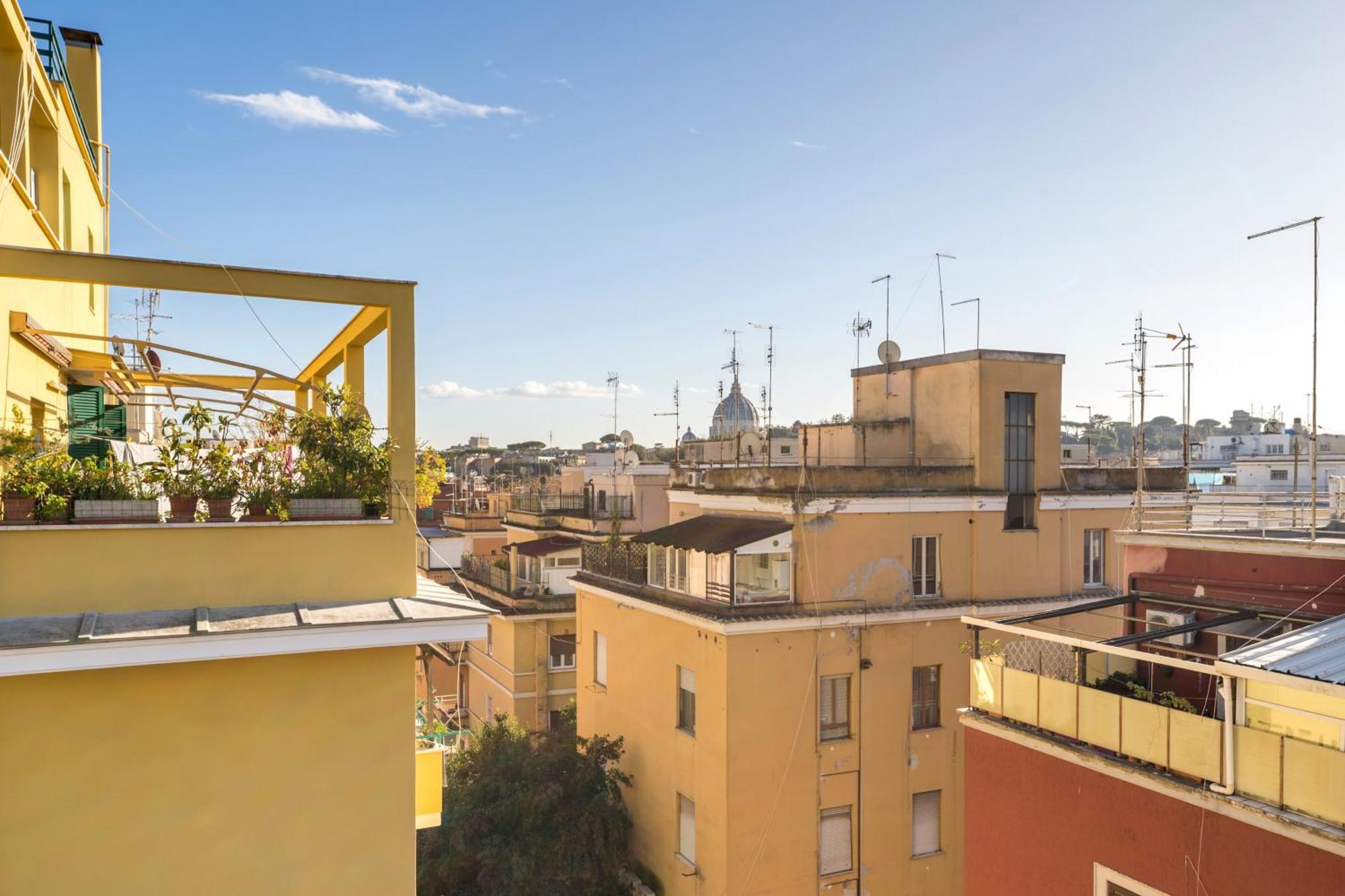 Apartment Welcome Dhome - Cozy Penthouse With St. Peter View Rome