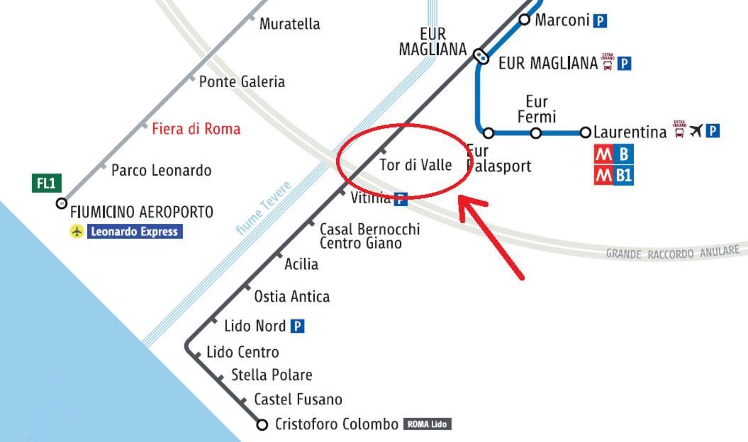 Metro Tor Di Valle Holiday home *