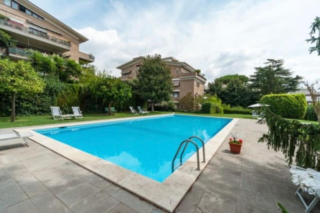 10 Min Vaticano Big Balduina Con Piscina Apartment Rome