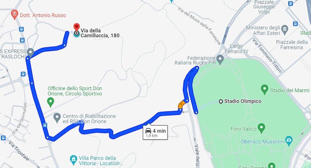 La Casa Nel Parco - Stadio Olimpico, Auditorium Con Posto Auto Appartamento Roma