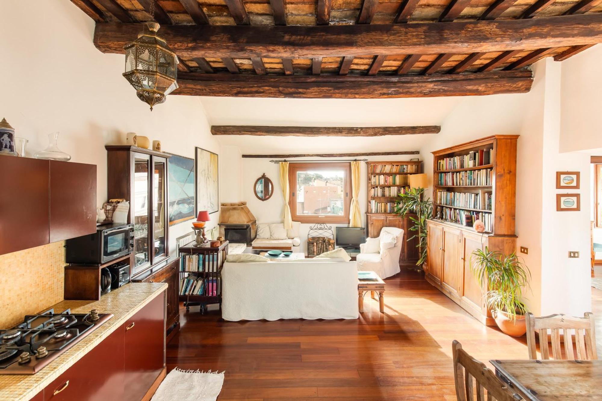 Piazza Mattei Terrace | Romeloft Apartment *