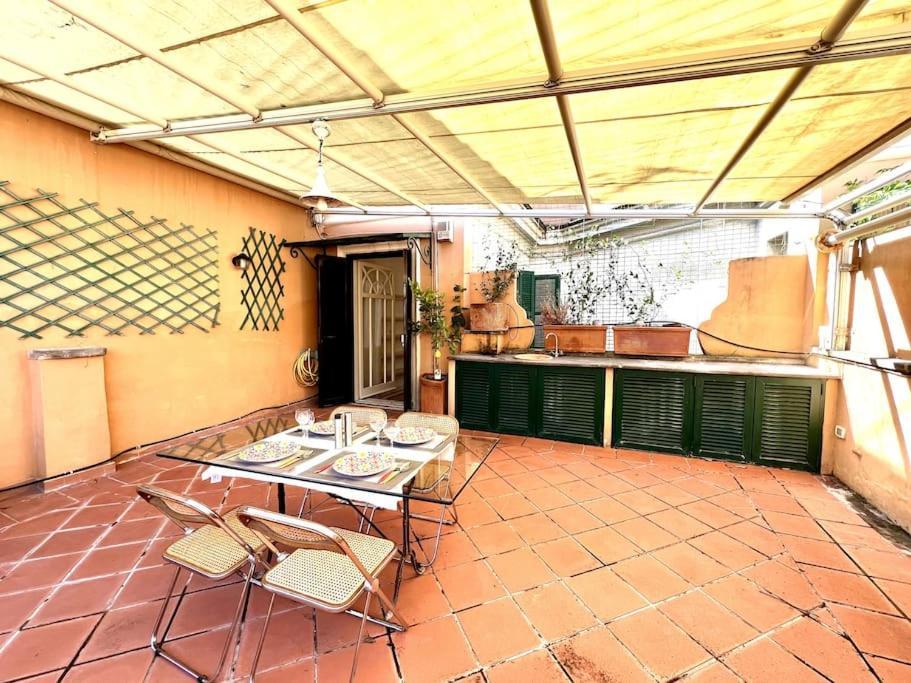 The Terrace In Apartment Rome