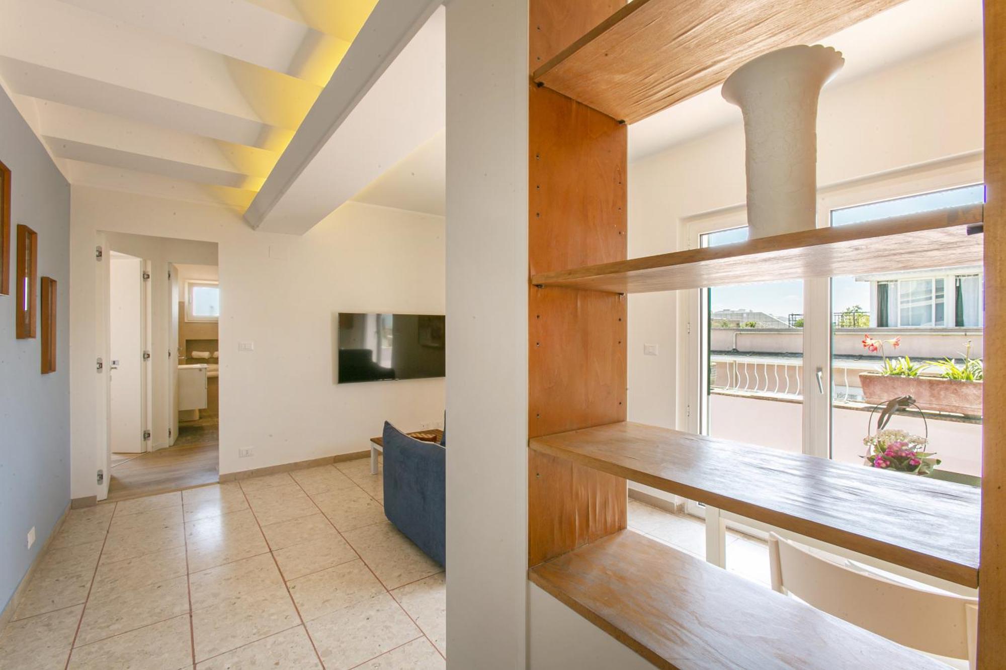 Attico Moderno Con Terrazza Vicino La Metro B Apartment Rome