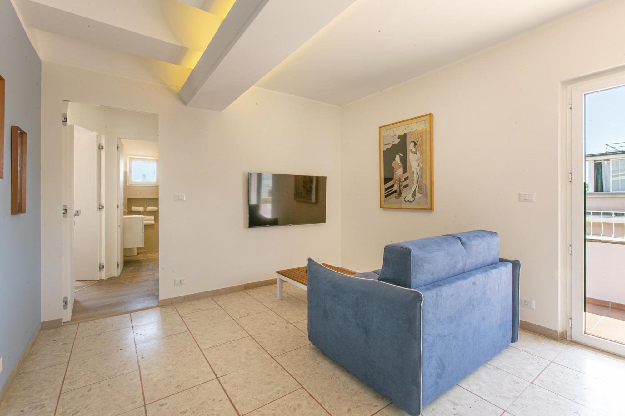 Attico Moderno Con Terrazza Vicino La Metro B Apartment *