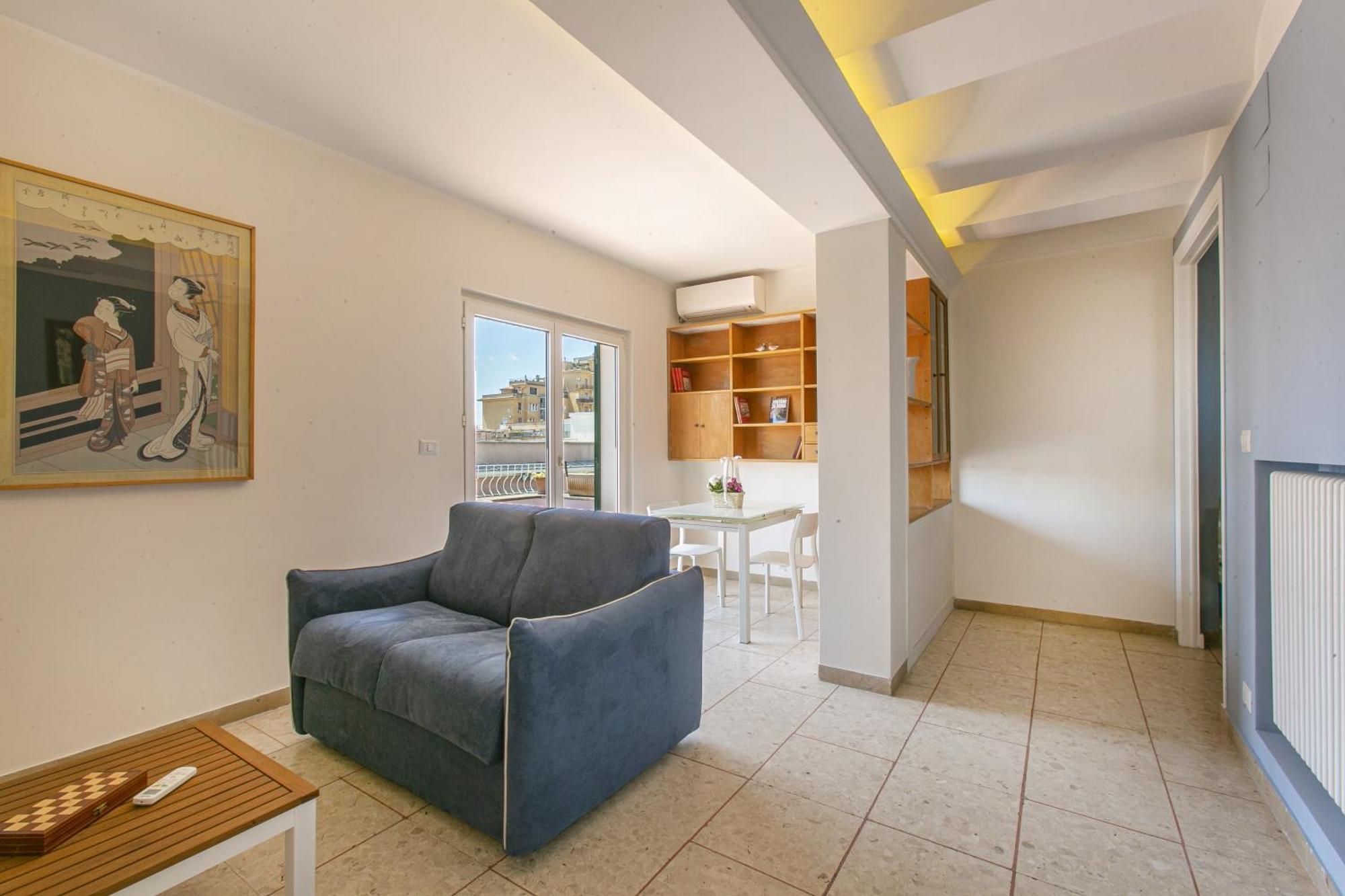 Apartment Attico Moderno Con Terrazza Vicino La Metro B