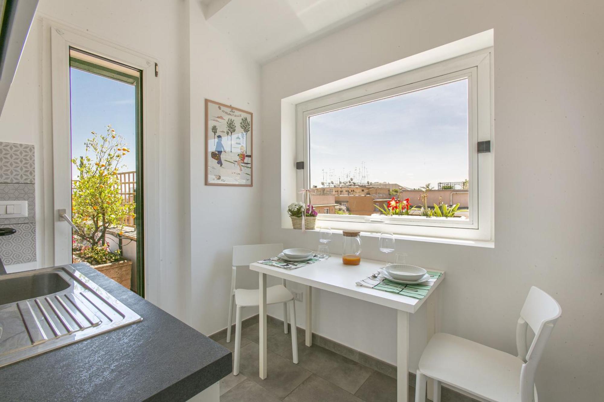 Apartment Attico Moderno Con Terrazza Vicino La Metro B *