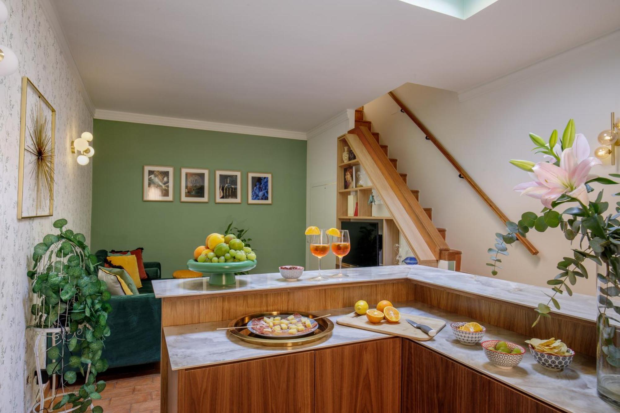 Rooftop Boho Loft Spanish Steps Appartamento