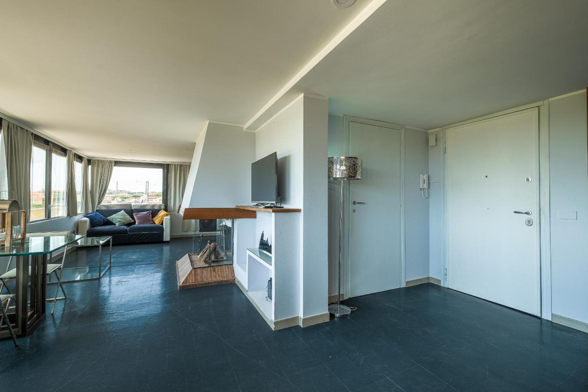 Apartment Forlanini Loft Trastevere By Casa E Lode - Terrace Panoramic View, Air Conditioning, Wifi Rome