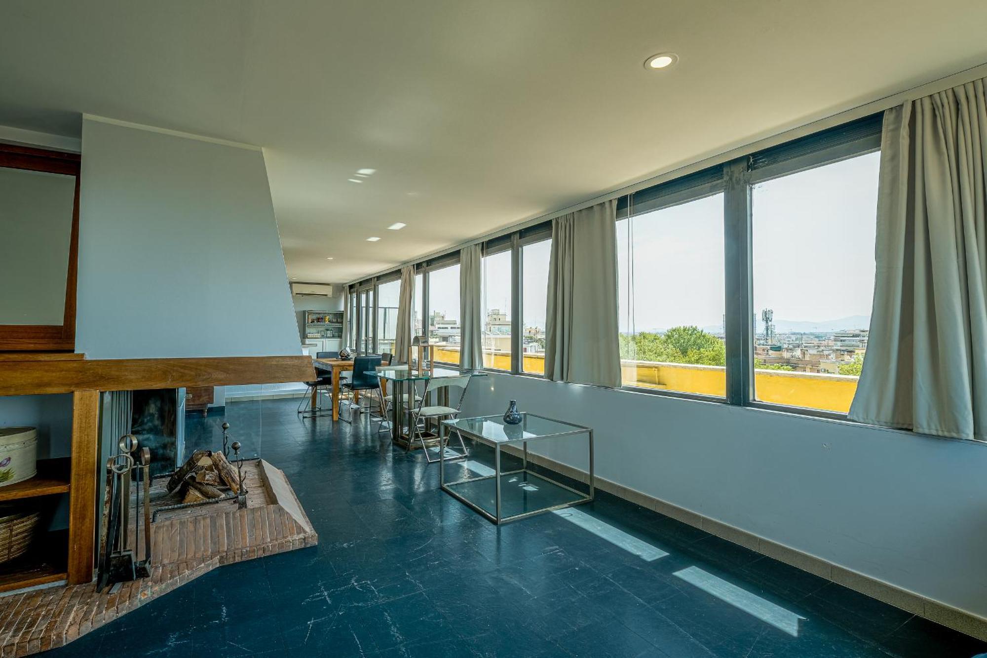 Apartment Forlanini Loft Trastevere By Casa E Lode - Terrace Panoramic View, Air Conditioning, Wifi *
