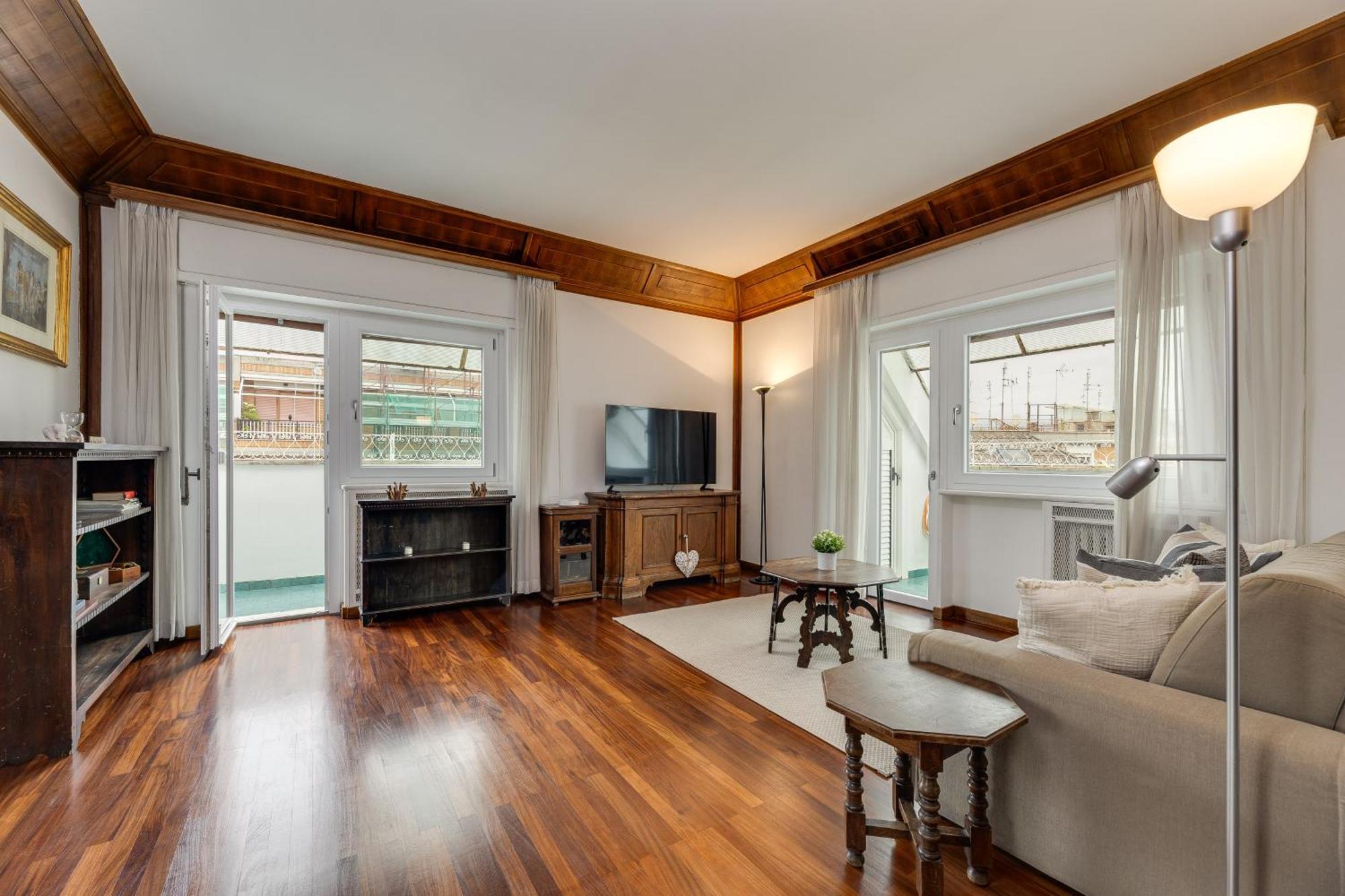 Elegante 130mq In Stile Classico Appartamento Roma