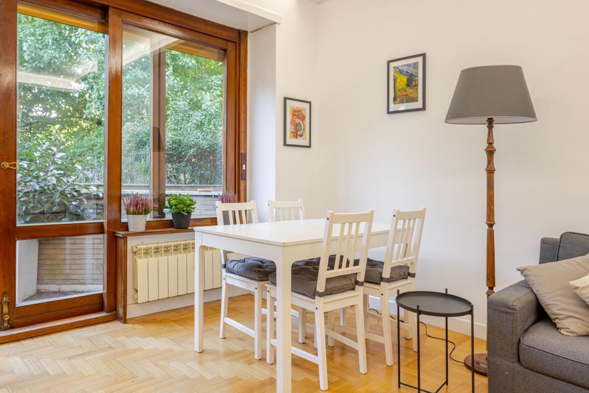Fleming Hill - Free Private Parking & Garden Apartment Rome