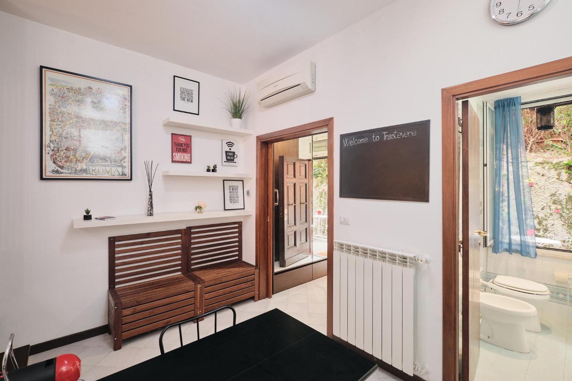Trastevere- Flat Con Giardino, Ac, Wi-fi & Netflix Apartment