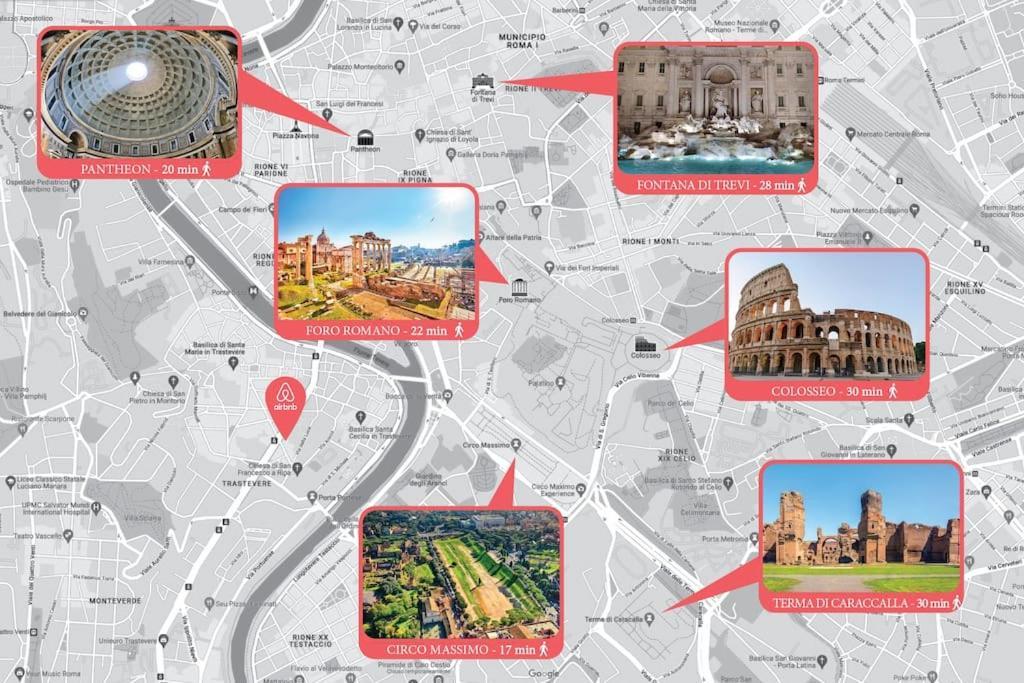Apartment Trastevere White