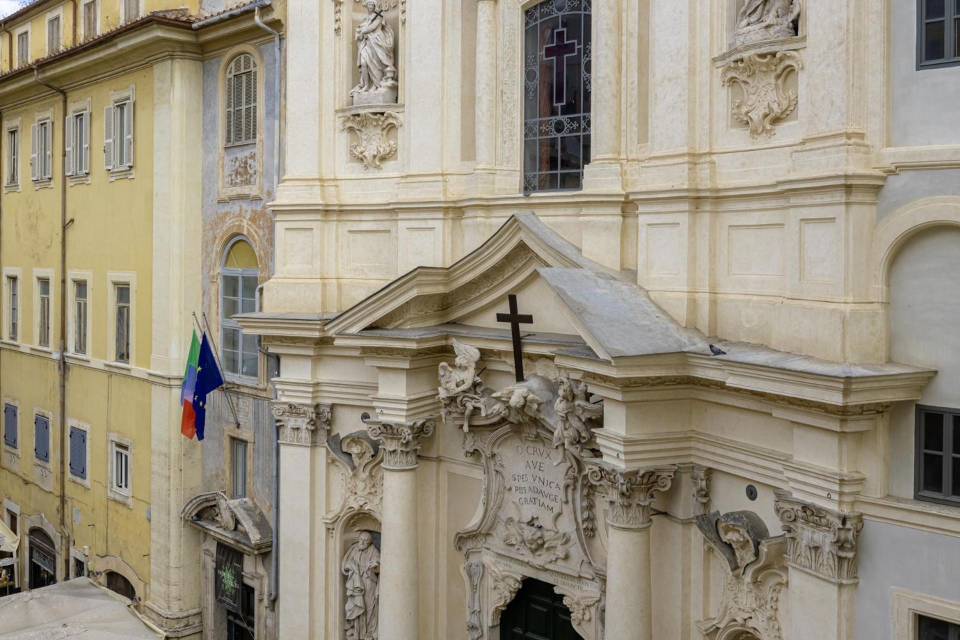 Piazza Della Maddalena View Rome