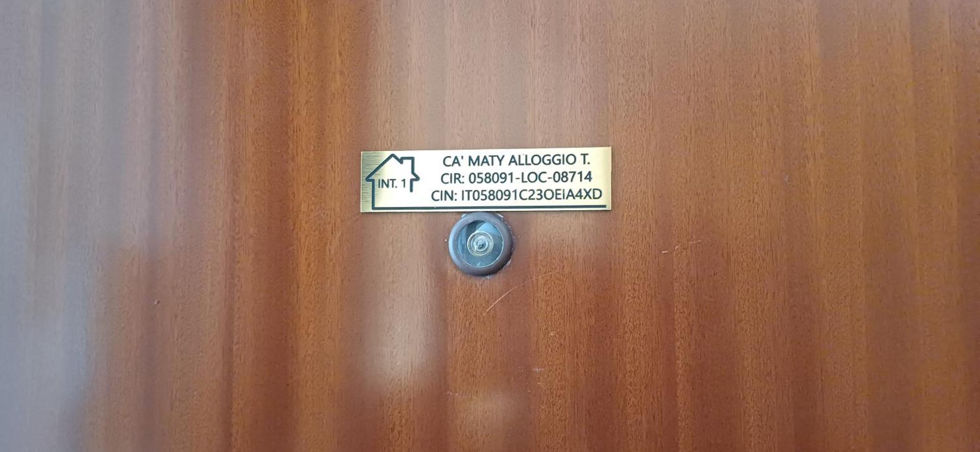 Ca' Mati Turistico Vaticano Appartamento *