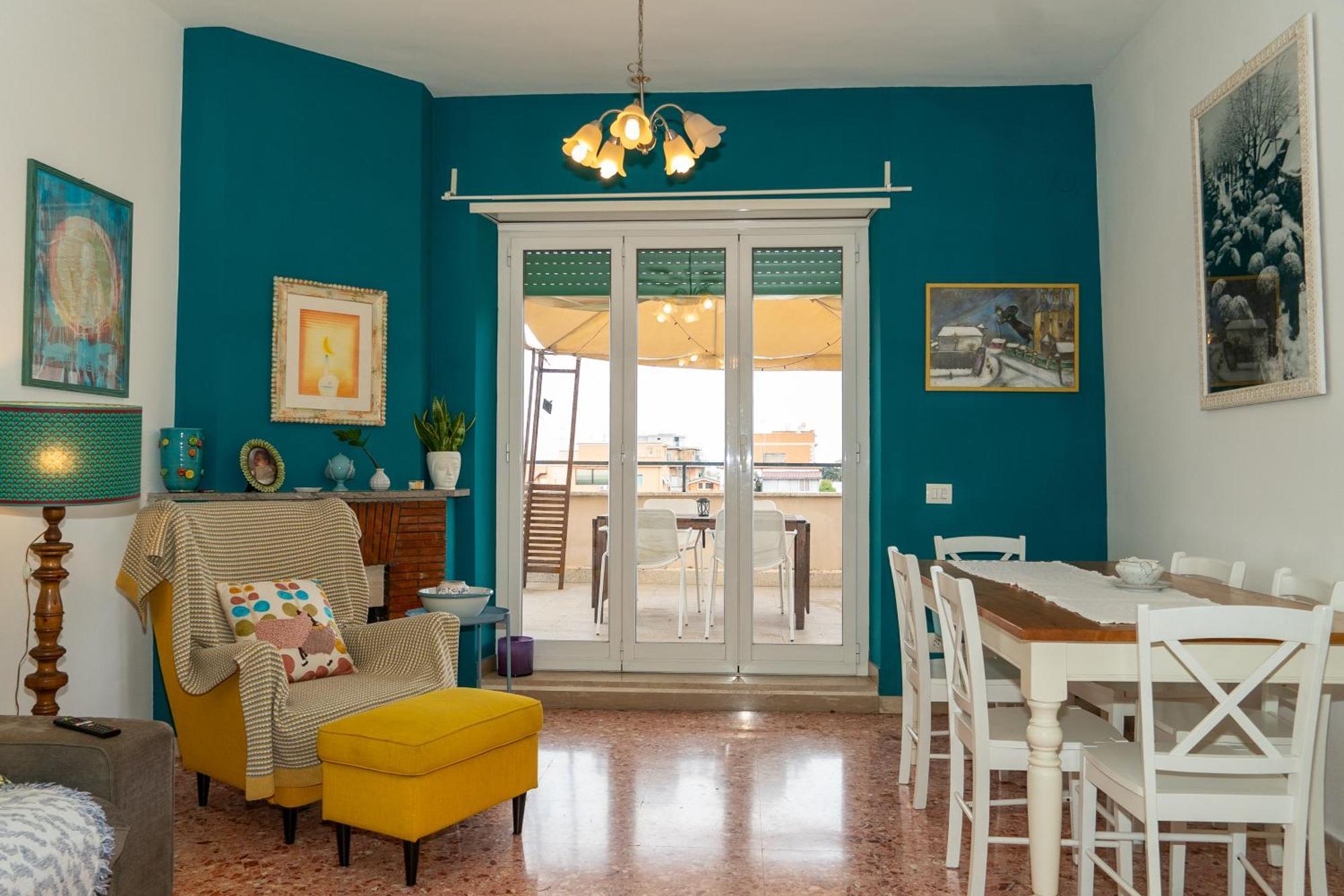 Stanza Con Bagno Privato In Attico Homestay Rome