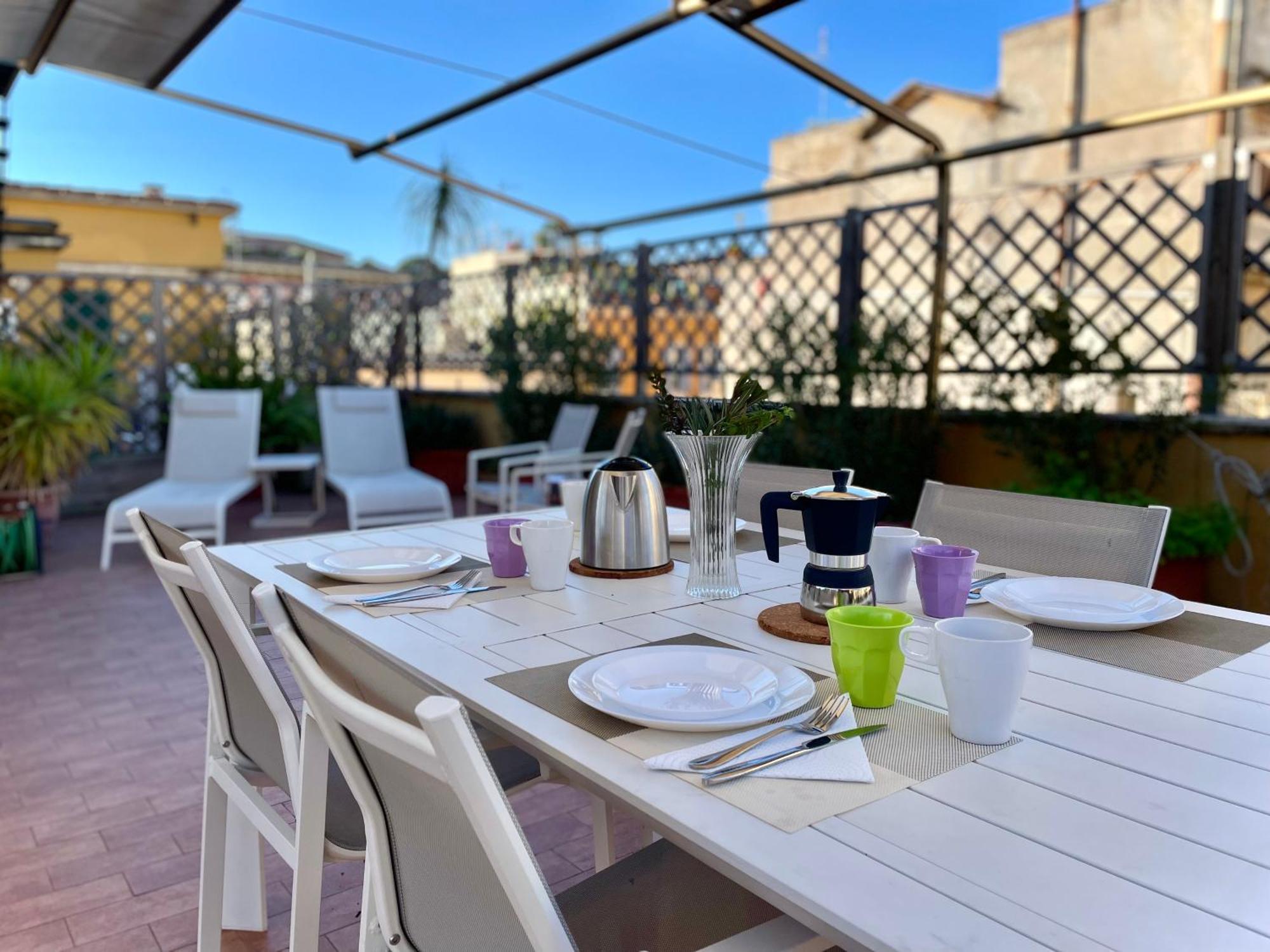 Apartment Elegant, With Private Terrace Next To The Vatican