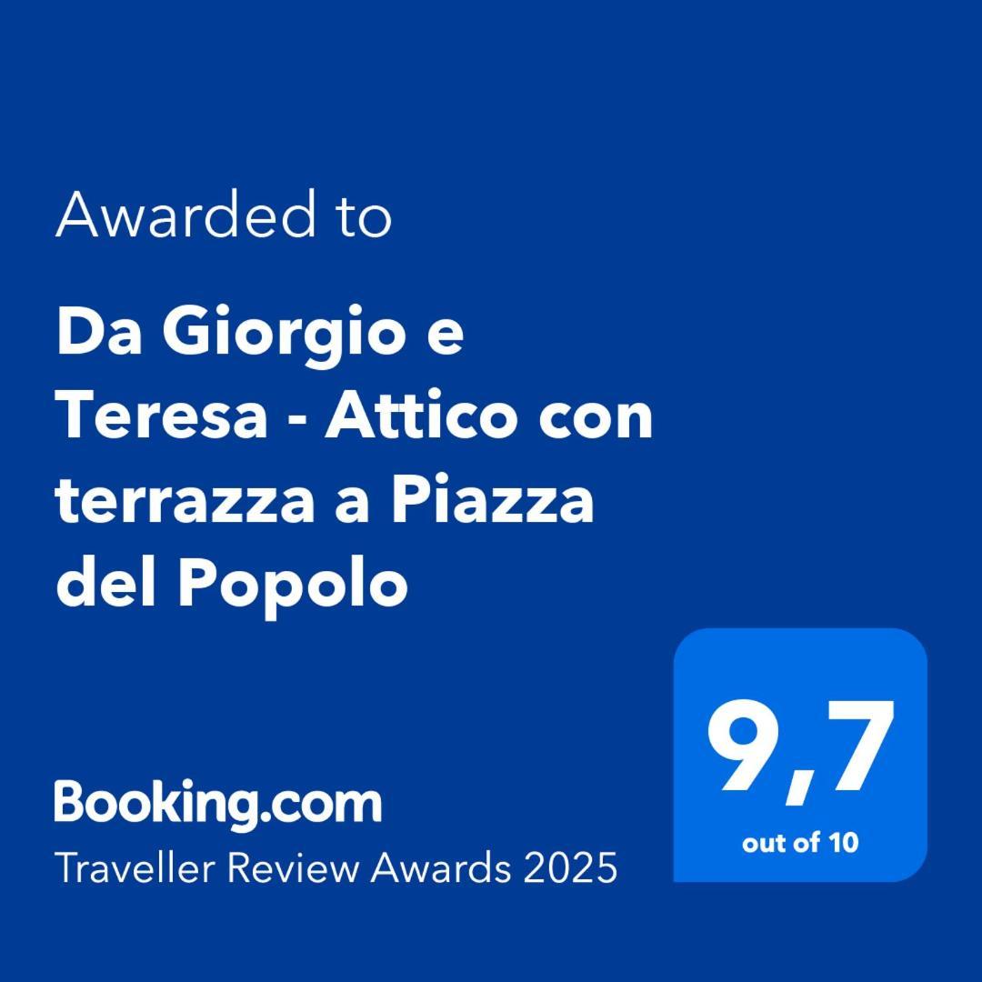Da Giorgio E Teresa - Attico Con Terrazza A Piazza Del Popolo Appartamento