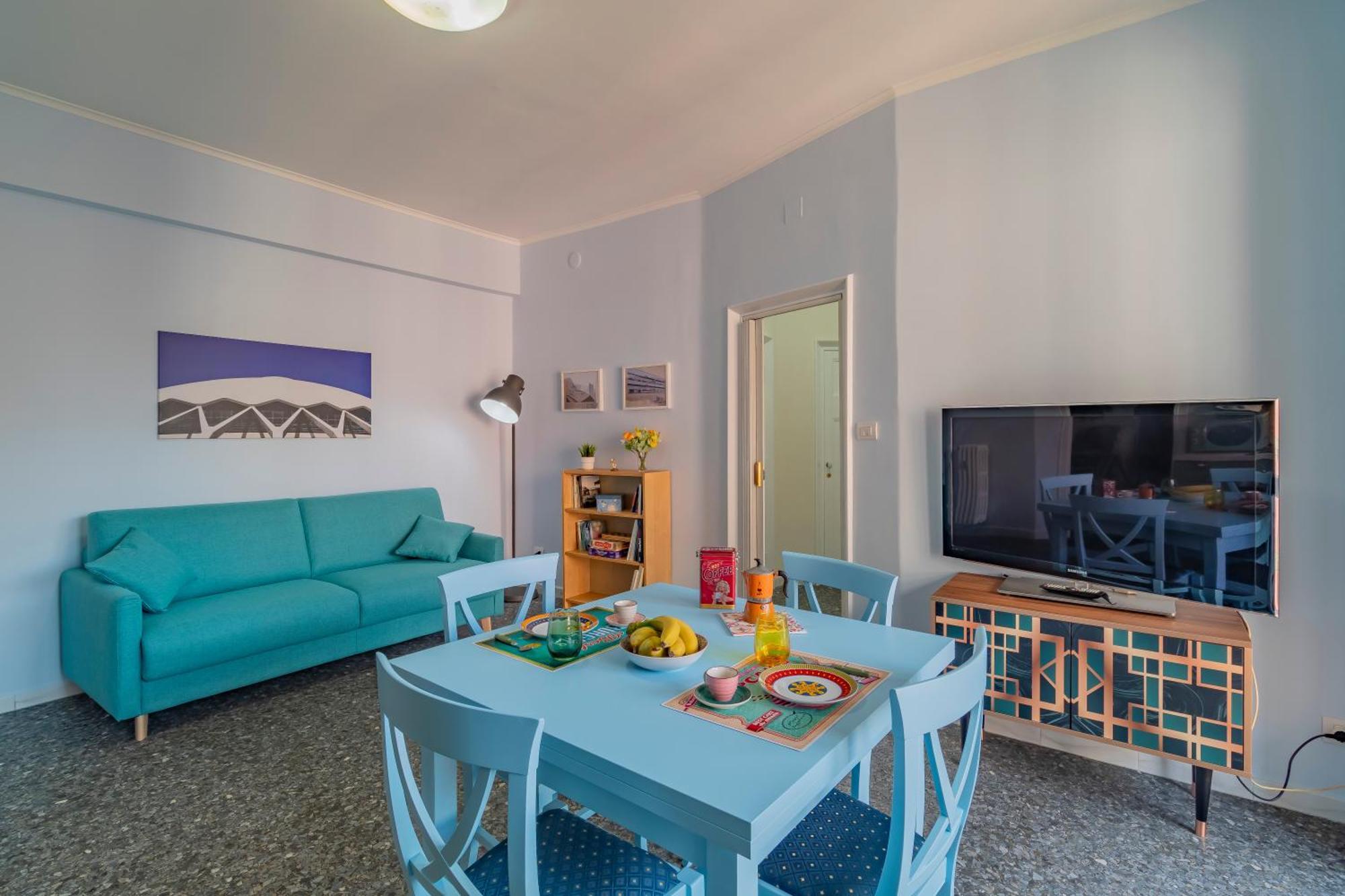 Apartment 1950 - Bright In Octagonal Tower Rome