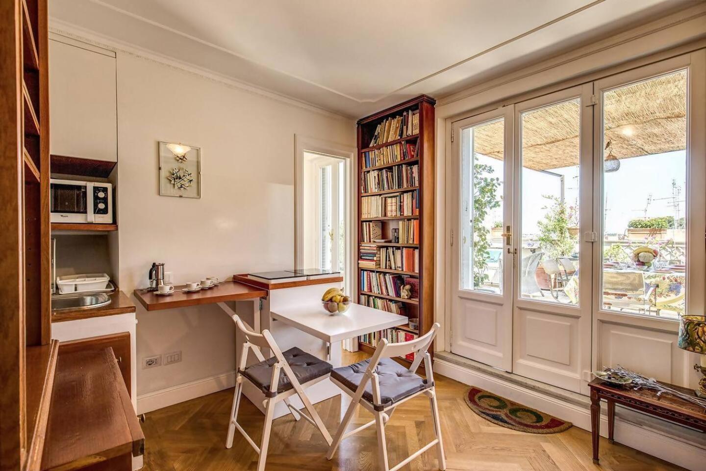 Apartment Attic With Terrace Overlooking St Peters Basilica Rome