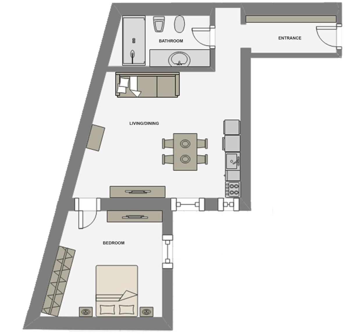 Apartment St Peter Metro At 3 Minutes