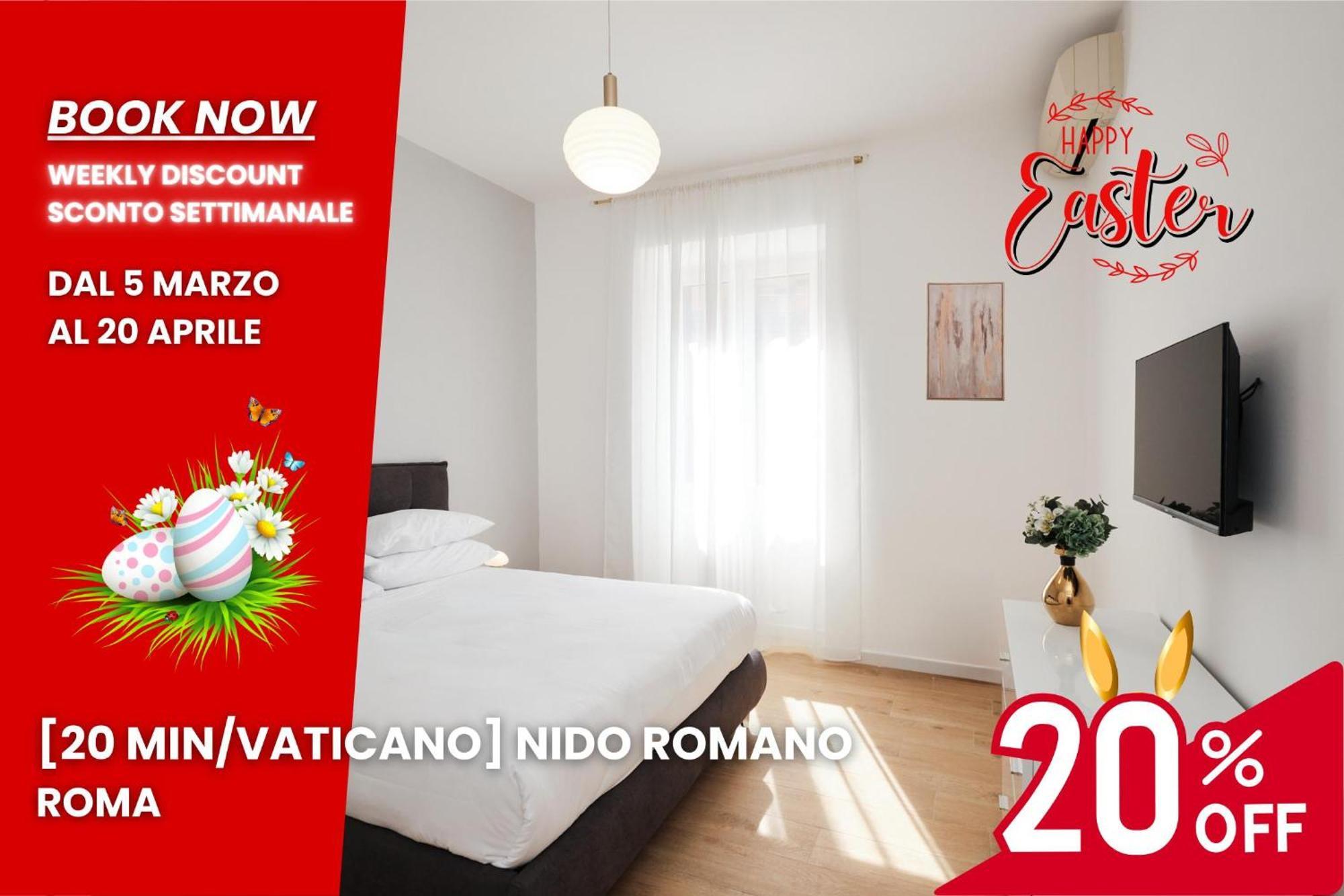 20 Minuti Vaticano - Nido Shopping Folkoristico Appartamento Roma