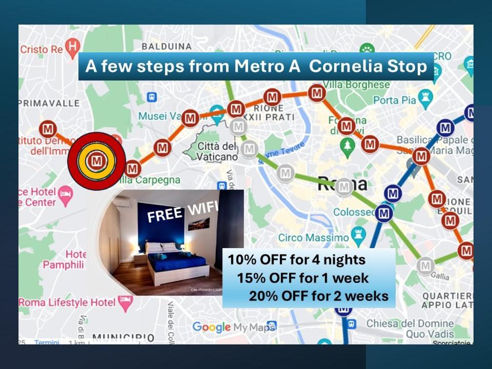 Caprara Metro Cornelia Rome