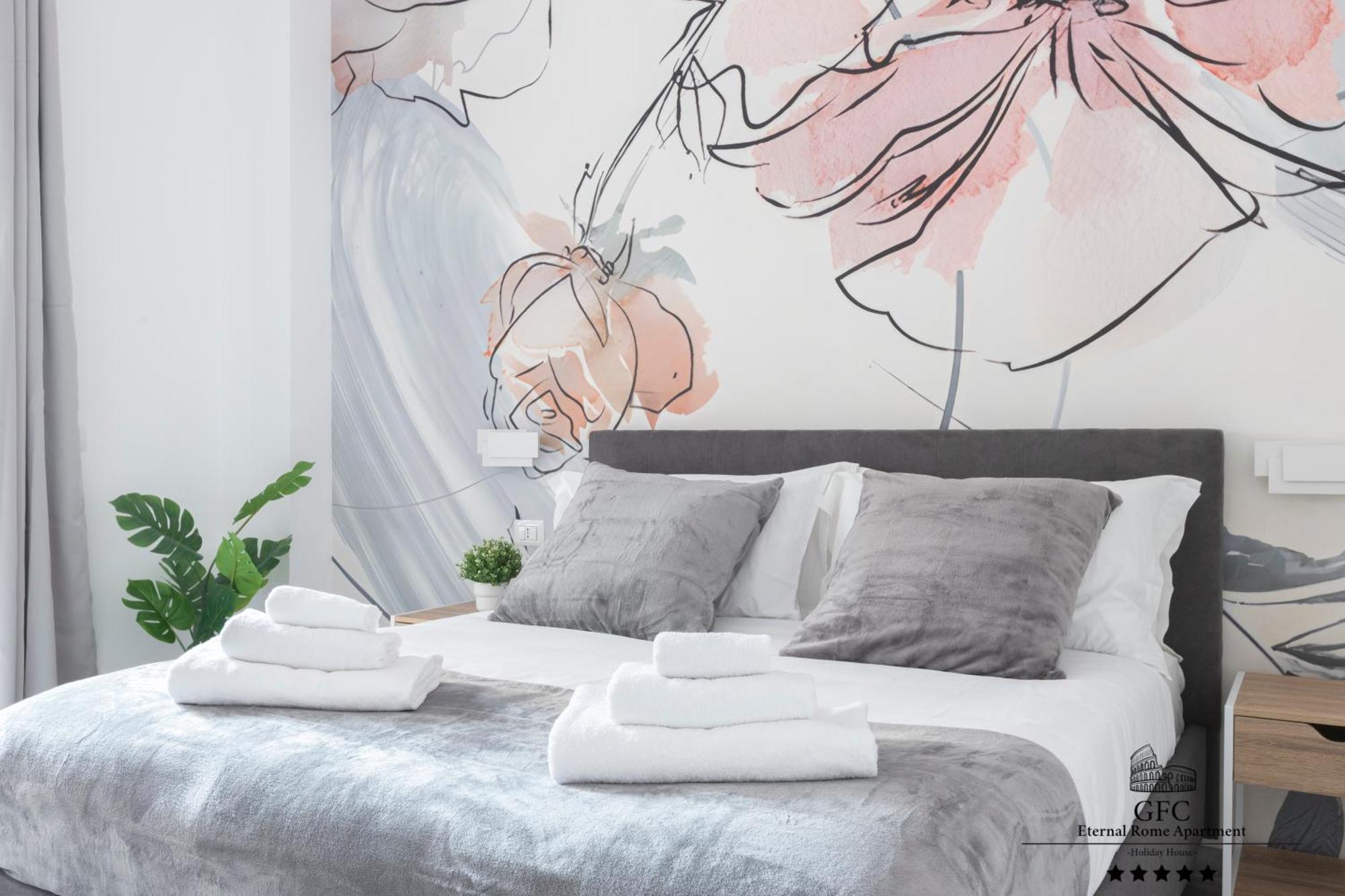 Appartamento Gfc Eternal - 5min To Tiburtina Station Metrob, 2 Bathrooms, Terrace, A-c *
