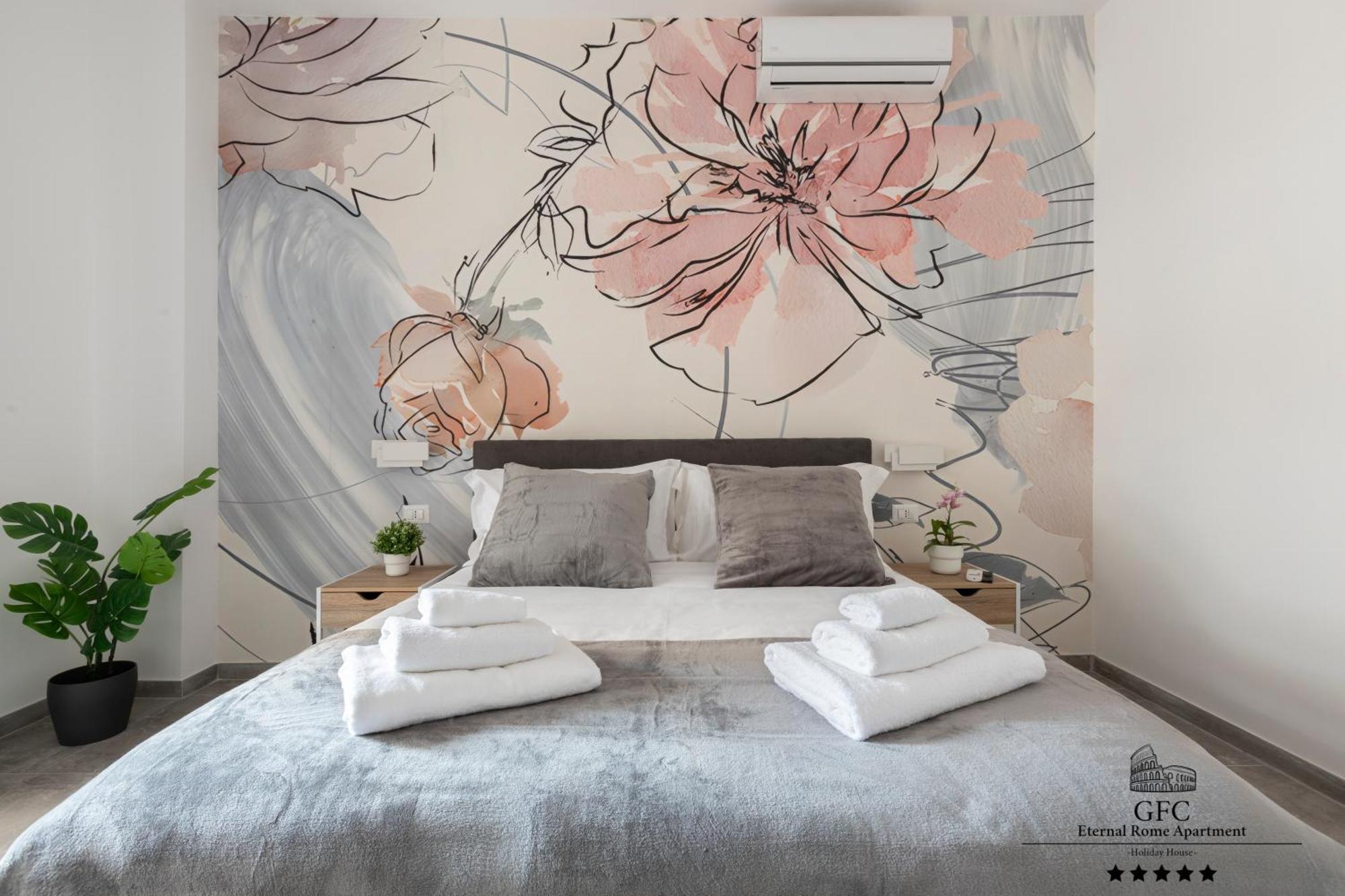 Appartamento Gfc Eternal - 5min To Tiburtina Station Metrob, 2 Bathrooms, Terrace, A-c *