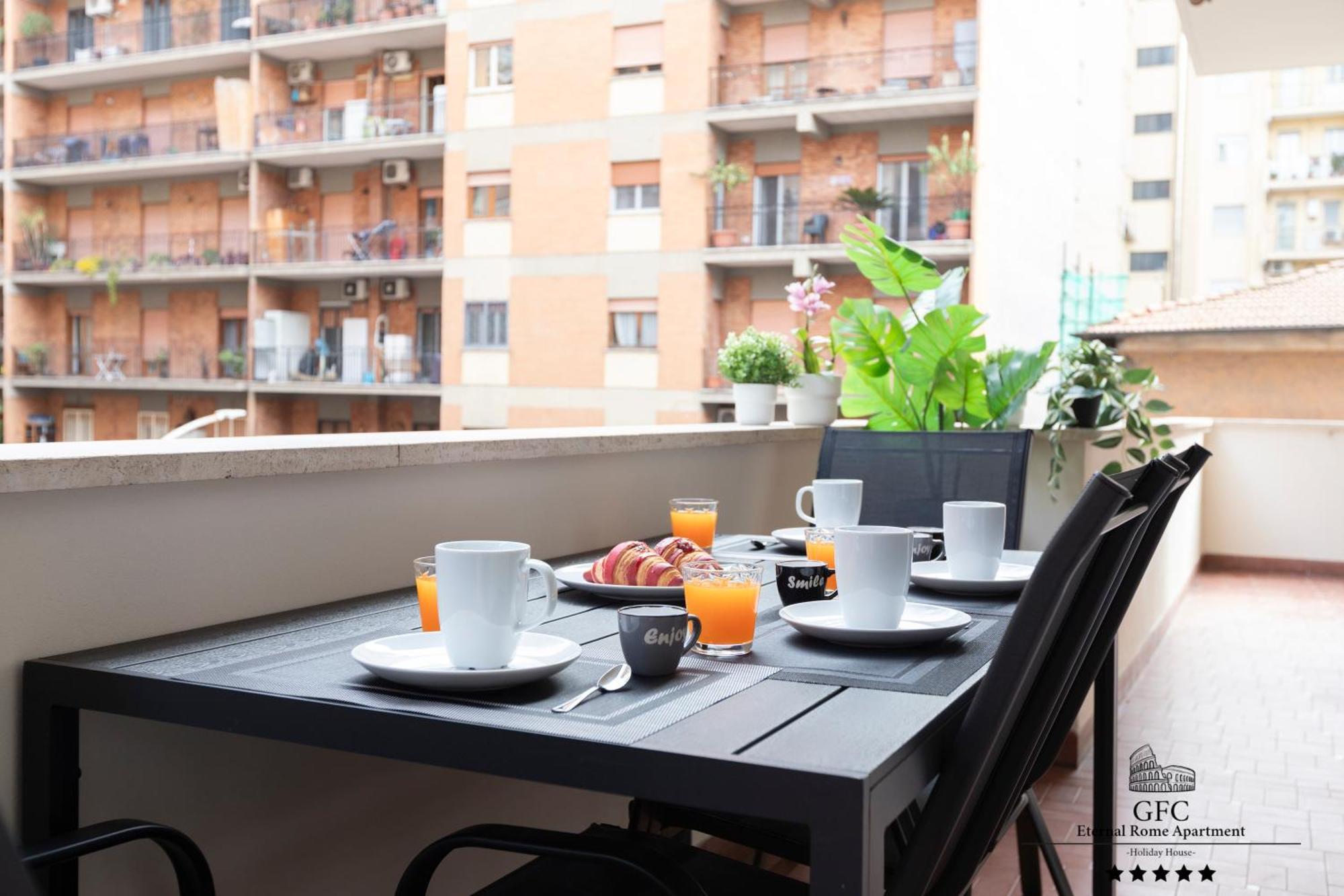 Gfc Eternal - 5min To Tiburtina Station Metrob, 2 Bathrooms, Terrace, A-c Appartamento Roma